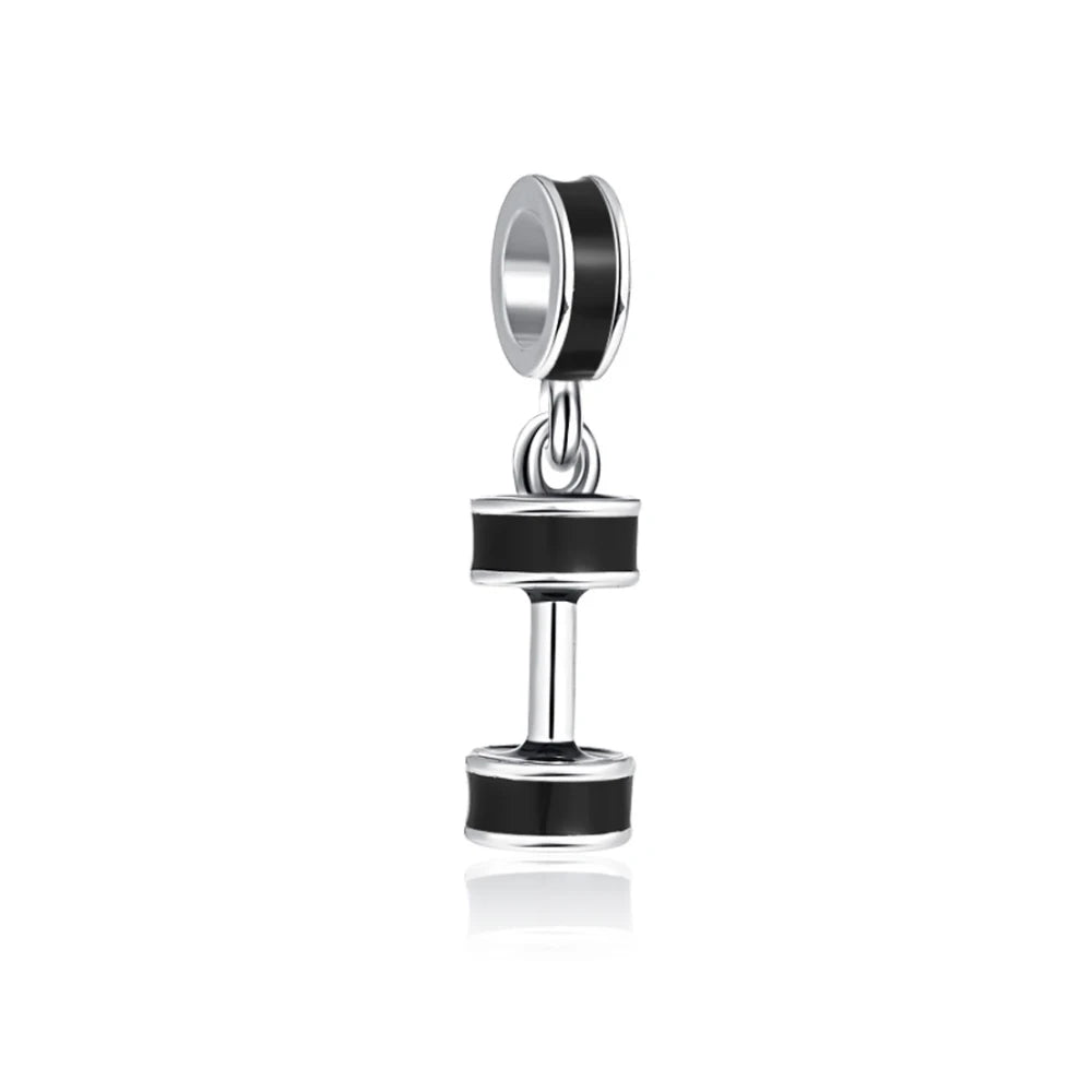 Ciondolo My Life in argento sterling 925 - Manubrio nero 