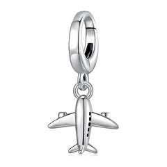 Charm My Life in 925 Silver - Wanderlust Plane Pendant