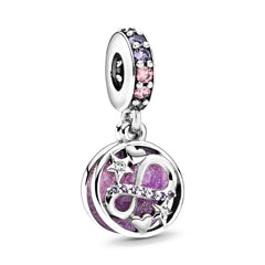 Infinity Universe Pendant - My Life Charm in 925 Sterling Silver