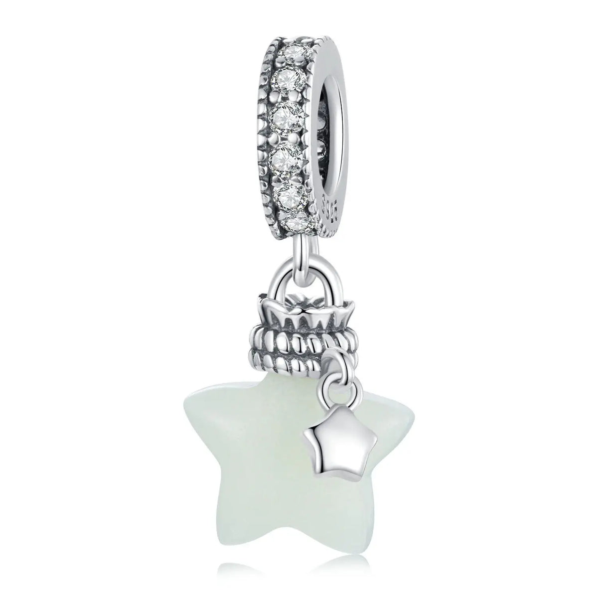 Charm My Life in 925 Silver - Glow Star Pendant