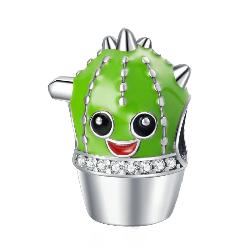 Ciondolo My Life in argento Sterling 925 - Cactus Felice 