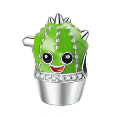 Ciondolo My Life in argento Sterling 925 - Cactus Felice 