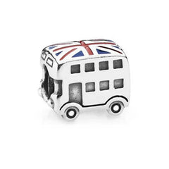 Ciondolo My Life in argento Sterling 925 - Autobus a due piani di Londra 