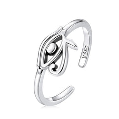 Anello Occhio di Horus in argento Sterling 925