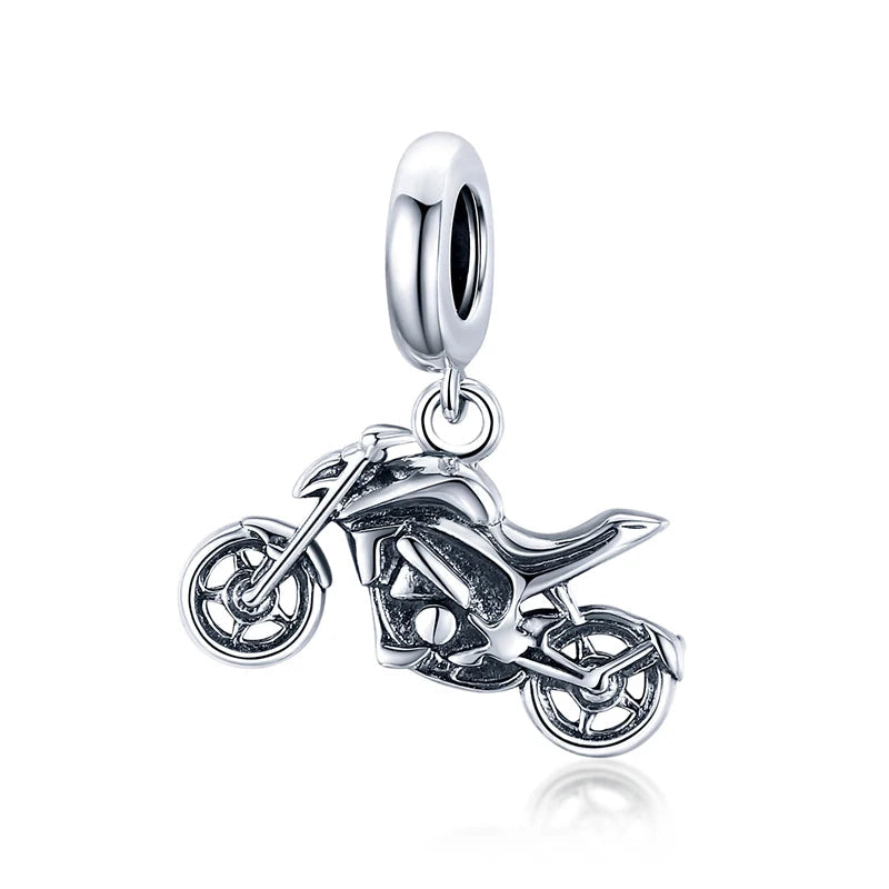 Charm My Life in argento 925 - Motocicletta