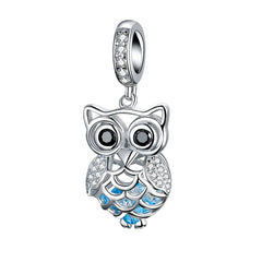 Charm My Life in 925 Silver - Wise Owl Pendant