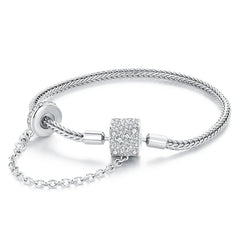 Bracciale di lusso con catena di sicurezza