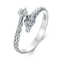 Anello Drago Mistico in Argento Sterling 925