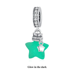 Charm My Life in 925 Silver - Glowing Star Pendant
