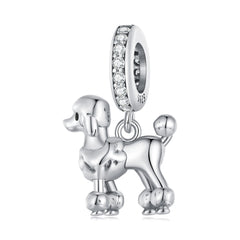 Charm My Life in 925 Silver - Elegant Poodle Pendant