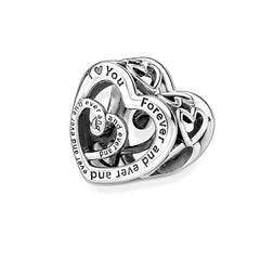 Ciondolo My Life in argento Sterling 925 - Cuore Amore Infinito 