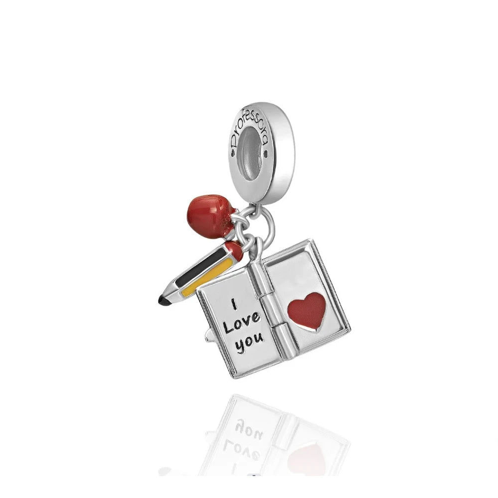 Ciondolo My Life in argento Sterling 925 - Ciondolo "Amore dell'insegnante" 