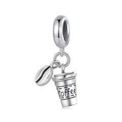 Charm My Life in argento 925 - Caffè da asporto