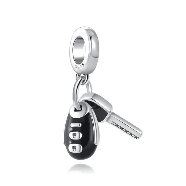 Erster Autoschlüsselanhänger - My Life Charm in 925 Sterling Silber 