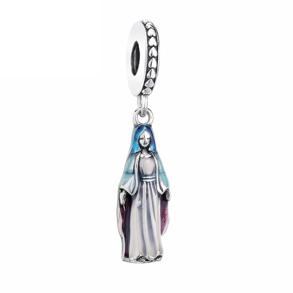 Ciondolo My Life in argento Sterling 925 - Pendente Madonna delle Grazie 