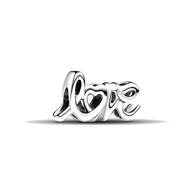 Ciondolo My Life in argento Sterling 925 - Love Script