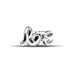 Ciondolo My Life in argento Sterling 925 - Love Script