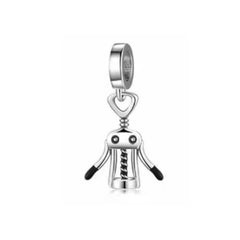Corkscrew Pendant - My Life Charm in 925 Sterling Silver