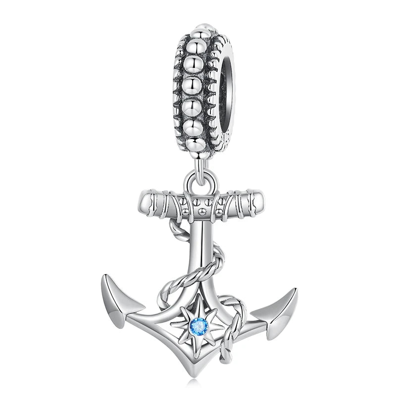 Charm My Life in 925 Silver - Guiding Anchor Pendant