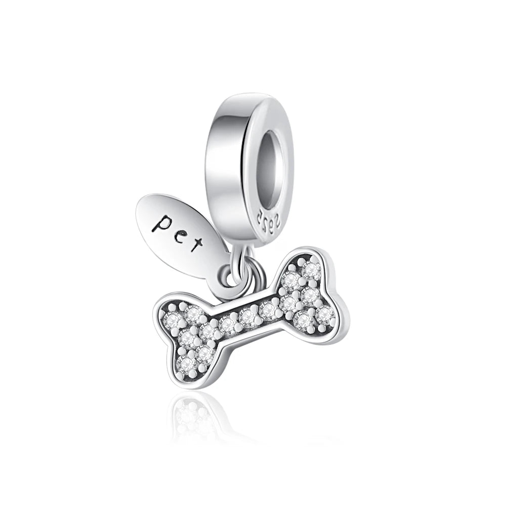 Pet Bone Pendant - My Life Charm in 925 Sterling Silver