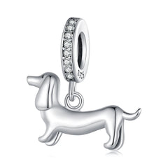Charm My Life in 925 Silver - Dachshund Pendant