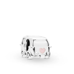 Ciondolo My Life in argento Sterling 925 - Love &amp; Travel Camper Van 