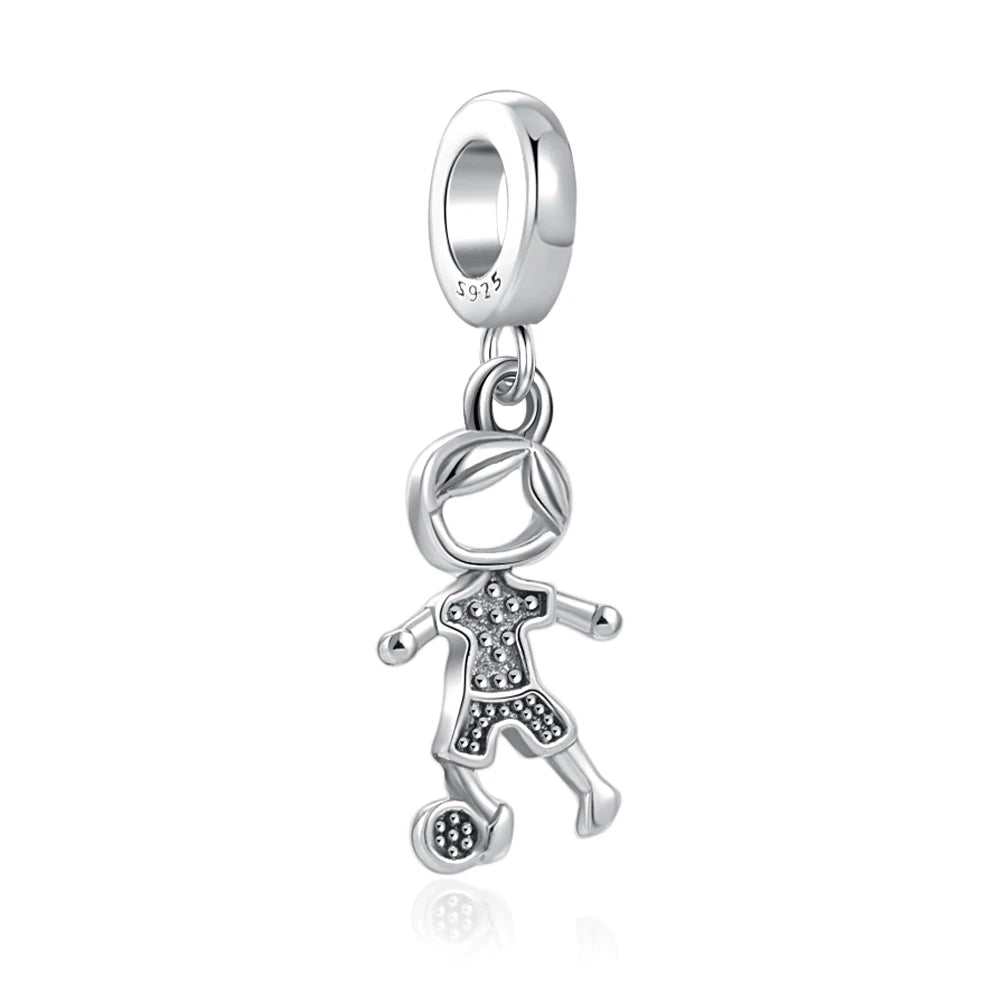 Ciondolo My Life in argento sterling 925 - Ciondolo figlio calciatore 