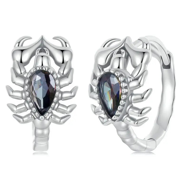 Orecchini Scorpion Queen in argento sterling 925