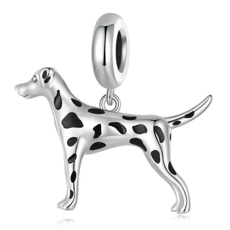 Charm My Life in 925 Silver - Dalmatian Dog Pendant