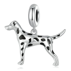 Charm My Life in 925 Silver - Dalmatian Dog Pendant