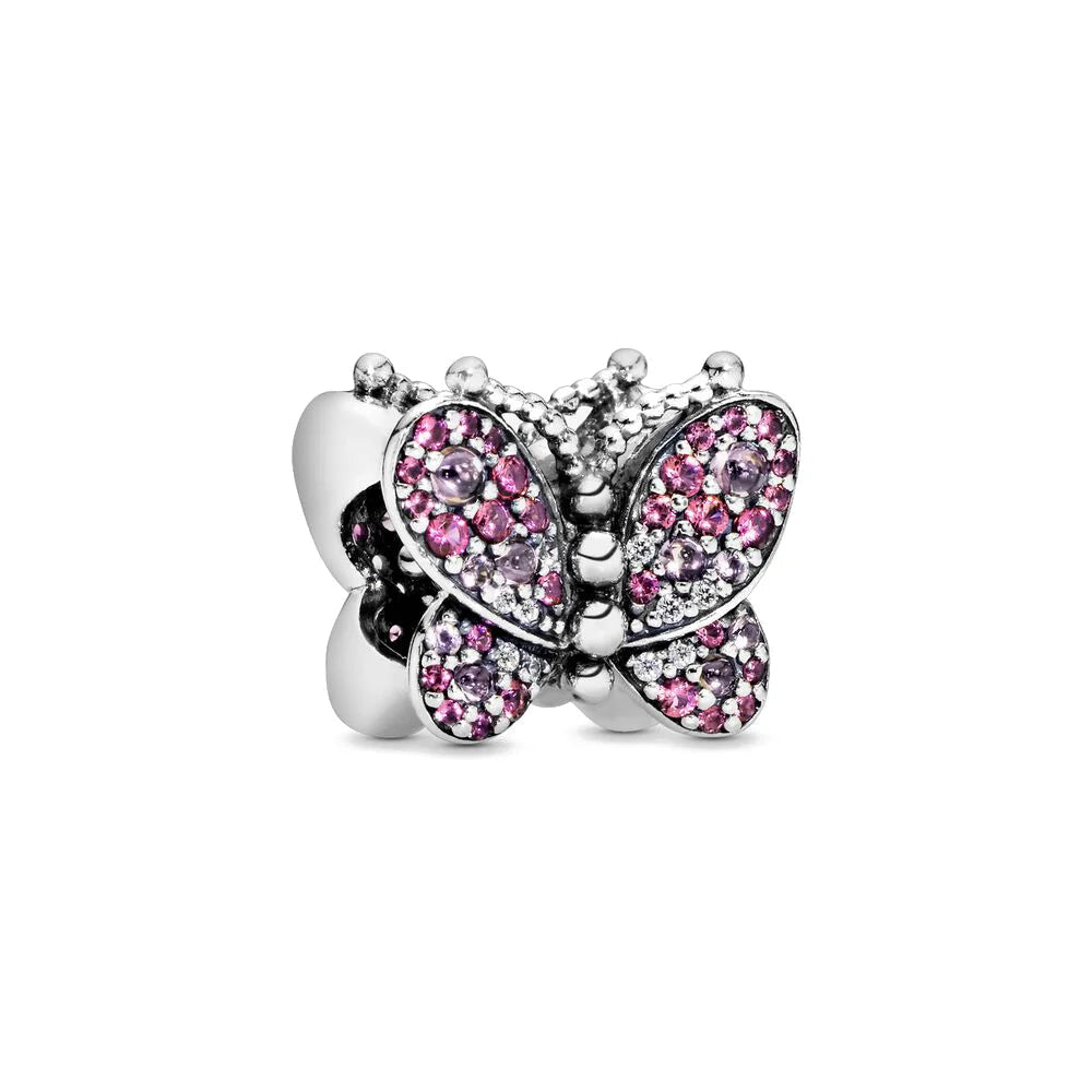 Pink Butterfly - My Life Charm in 925 Sterling Silver