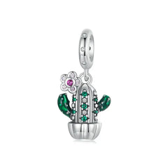 Charm My Life in 925 Silver - Cactus Bloom Pendant