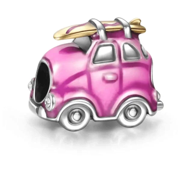 Ciondolo My Life in argento Sterling 925 - Surf Car 
