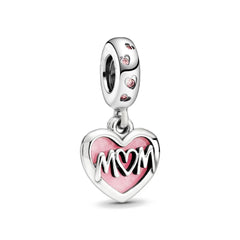 Ciondolo My Life in argento Sterling 925 - Ciondolo a forma di cuore per la mamma 