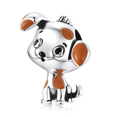 Charm My Life in 925 Silver - Spotted Puppy