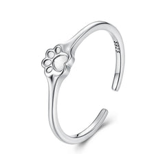 Anello Zampa d'Amore in argento Sterling 925