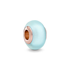 Serene Blue Murano - Mein Leben Charm in 925 Sterling Silber 