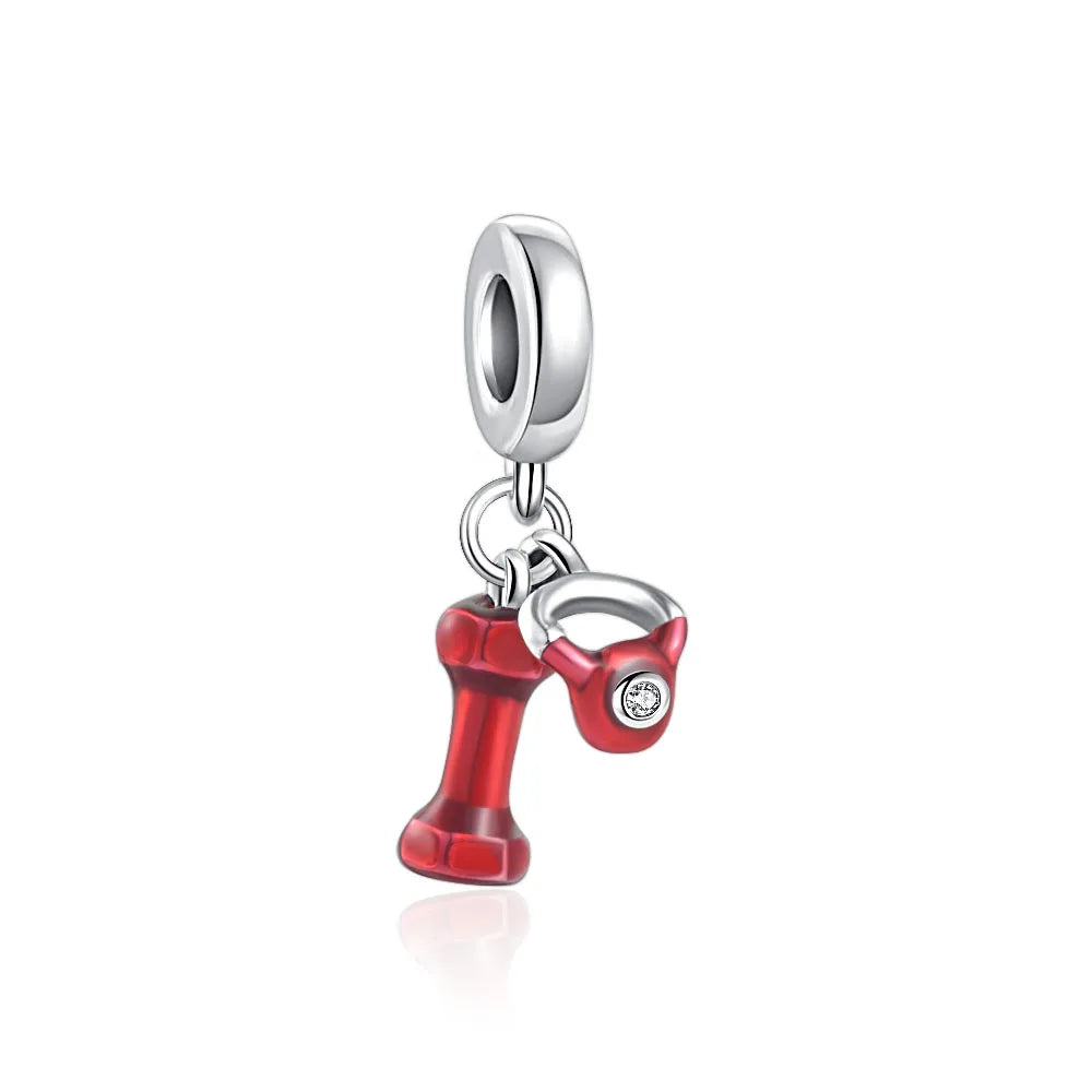 Ciondolo My Life in argento Sterling 925 - Ciondolo motivazionale per il fitness