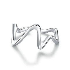 Anello Free Flow in argento sterling 925