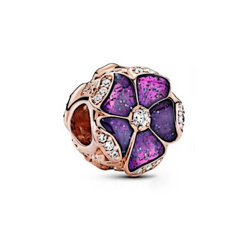 Ciondolo My Life in argento Sterling 925 - Elegante fioritura 