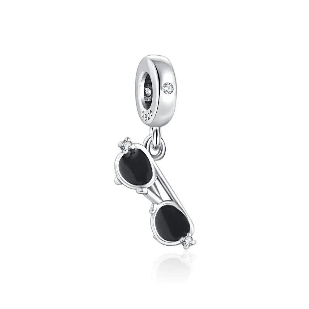 Glam Sunglasses Pendant - My Life Charm in 925 Sterling Silver
