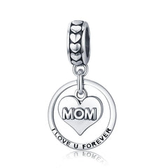 Charm My Life in 925 Silver - Forever Mom Pendant