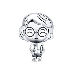 Charm My Life in 925 Silver - Grandma’s Heart & Cat