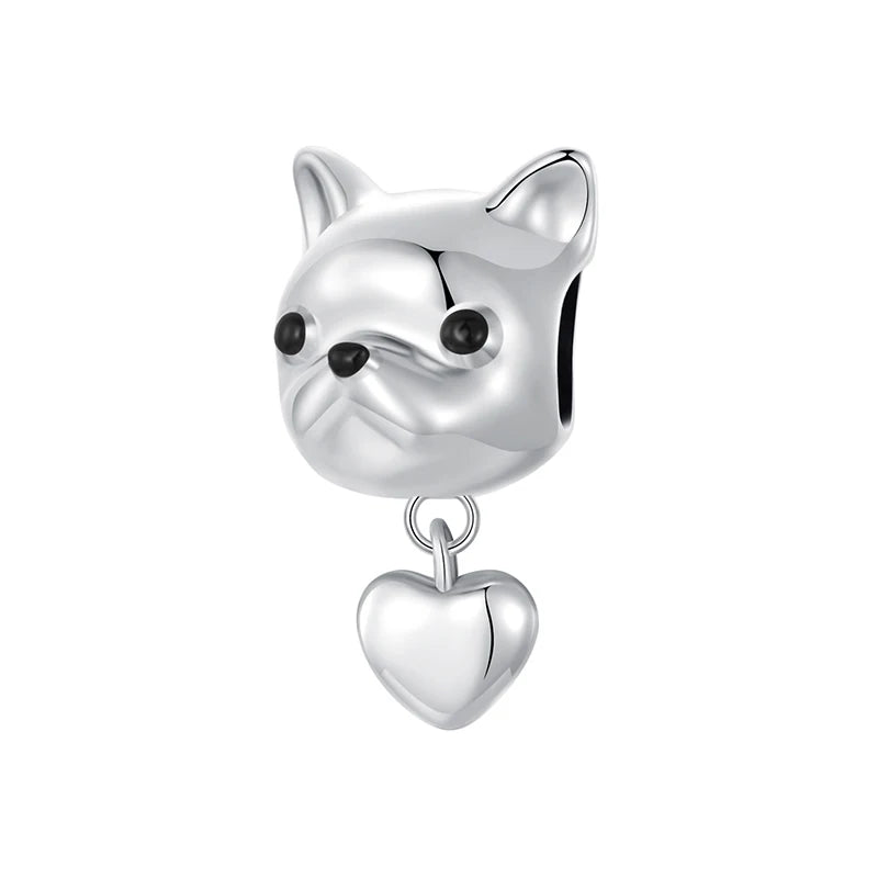 Charm My Life in argento 925 - Amore per il Bulldog Francese