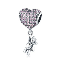 Charm My Life in 925 Silver - Teddy Balloon