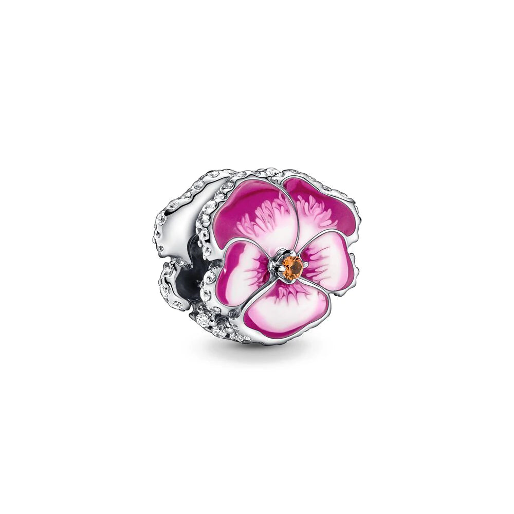 Ciondolo My Life in argento Sterling 925 - Tramonto in fiore 