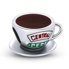 La mia vita in argento 925 - Ciondolo Central Perk Coffee