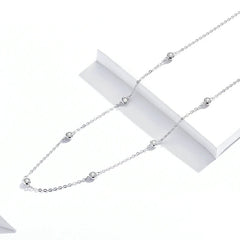 Free 925 Sterling Silver Light Dot Necklace Gift