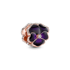 Ciondolo My Life in argento Sterling 925 - Violet Bloom 