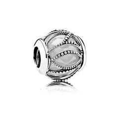 Ciondolo My Life in argento sterling 925 - Smalto per unghie nero 